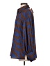 Crosby Animal Print Blue Long Sleeve Blouse Size XS - photo 5