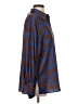 Crosby Animal Print Blue Long Sleeve Blouse Size XS - photo 4