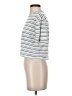AB by Addison Bay Stripes Silver Short Sleeve Turtleneck Size XS - photo 5