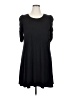 CeCe Solid Black Casual Dress Size XL - photo 1