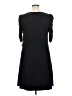 CeCe Solid Black Casual Dress Size XL - photo 2
