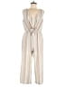 Luxology Stripes Ivory Jumpsuit Size M - photo 1