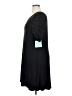 CeCe Solid Black Casual Dress Size XL - photo 5