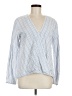 Remade Blue Long Sleeve Blouse Size M - photo 1