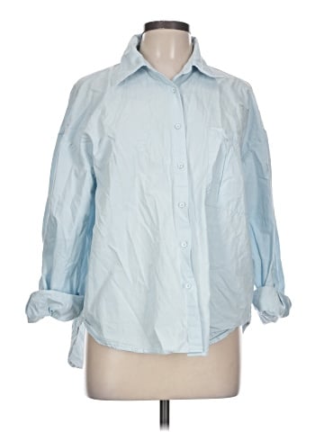 Cider 3/4 Sleeve Button-Down Shirt (view 1)