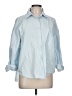Cider Blue 3/4 Sleeve Button-Down Shirt Size L - photo 1