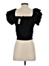 Versona Black Short Sleeve Top Size XS - photo 2