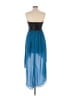 Forever 21 100% Polyester Stars Blue Cocktail Dress Size L - photo 2