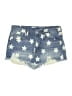 Mossimo Stars Blue Denim Shorts Size 8 - photo 1