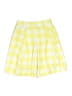 HIGH Tech 100% Polyester Checkered-gingham Yellow Shorts Size 2 - photo 1