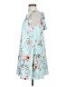 Amanda Uprichard 100% Polyester Tropical Blue Casual Dress Size P (petite) - photo 5