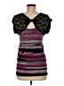 Iz Byer Purple Short Sleeve Top Size M - photo 2