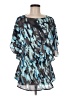 CALVIN KLEIN JEANS 100% Polyester Blue Short Sleeve Blouse Size M - photo 1