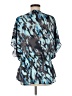 CALVIN KLEIN JEANS 100% Polyester Blue Short Sleeve Blouse Size M - photo 2
