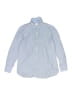 Crewcuts 100% Cotton Chevron-herringbone Blue Long Sleeve Button-Down Shirt Size L (youth) - photo 1