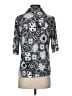 Naif Print Blue Short Sleeve Blouse Size S - photo 2