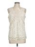 Julie's Closet 100% Polyester Ivory Sleeveless Blouse Size 10 (estimated) - photo 1