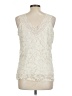 Julie's Closet 100% Polyester Ivory Sleeveless Blouse Size 10 (estimated) - photo 2