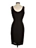 Chetta B Solid Black Brown Cocktail Dress Size 6 - photo 2