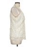 Julie's Closet 100% Polyester Ivory Sleeveless Blouse Size 10 (estimated) - photo 4