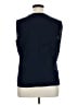 Nine West 100% Polyester Blue Sleeveless Blouse Size XL - photo 2