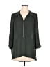 Atmosphere Green 3/4 Sleeve Blouse Size 8 - photo 1
