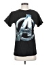 Marvel 100% Cotton Black Short Sleeve T-Shirt Size S - photo 1