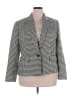 Kasper Houndstooth Gray Blazer Size XL (estimated) - photo 1