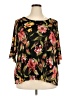 Westport Black 3/4 Sleeve Blouse Size 2X - photo 1