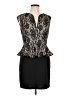 En Focus 100% Polyester Black Cocktail Dress Size 10 - photo 1