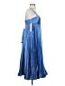 Unbranded 100% Polyester Blue Cocktail Dress Size 4 - photo 4