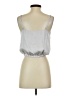 Pants Store 100% Rayon Silver Tube Top Size S - photo 2