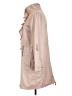 T Tahari 100% Polyester Solid Pink Tan Trenchcoat Size S - photo 5