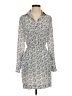 BCBGeneration 100% Polyester Print Ivory Casual Dress Size XS - photo 1