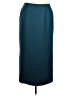 Le Suit 100% Polyester Solid Teal Casual Skirt Size 16 - photo 1