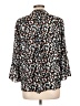 41Hawthorn Animal Print Teal 3/4 Sleeve Blouse Size L - photo 2