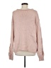LC Lauren Conrad 100% Acrylic Solid Pink Pullover Sweater Size M - photo 2