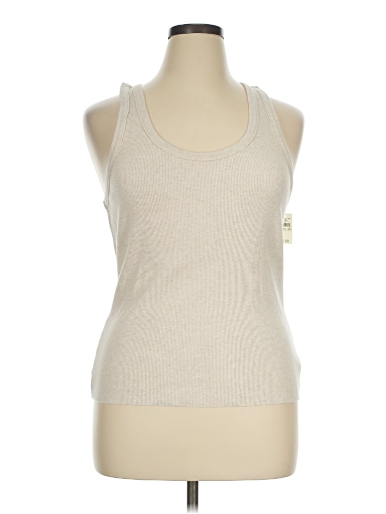 Pre-owned Aerie Tank Top Ivory Halter Neckline Tops