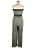 Mudd Solid Green Jumpsuit Size XL - photo 2