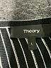 Theory Stripes Black Cocktail Dress Size L - photo 7