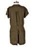 Broadway & Broome 100% Rayon Solid Green Romper Size XS - photo 2