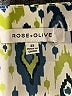 Rose + Olive 100% Polyester Green Short Sleeve Blouse Size 3X - photo 7