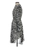 ALLSAINTS 100% Polyester Animal Print Silver Cocktail Dress Size S - photo 5