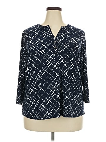 Anne Klein 3/4 Sleeve Blouse (view 1)
