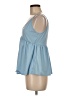 Shein Blue Sleeveless Blouse Size M - photo 5