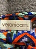 Veronica M. Paisley Blue Casual Dress Size S - photo 6