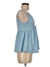 Shein Blue Sleeveless Blouse Size M - photo 4