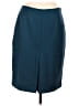 Anne Klein 100% Polyester Solid Teal Formal Skirt Size 6 - photo 1