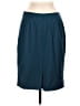 Anne Klein 100% Polyester Solid Teal Formal Skirt Size 6 - photo 2