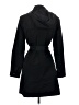 Gallery 100% Polyester Black Trenchcoat Size S - photo 2